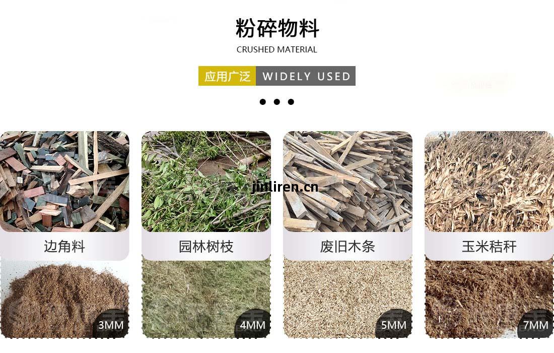 水滴式粉碎(sui)機應(ying)用物料(liao)